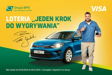 Samochód i ponad 1000 nagród do wygrania  w loterii Banków Spółdzielczych Grupy BPS i Banku BPS